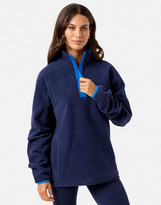 Men's Half Zip Polar Fleece Twilight Navy