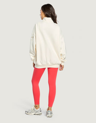Sierra Half Zip Sweatshirt - Ecru