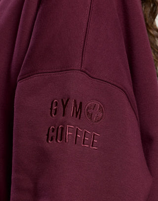 Snap Collar Sierra Sweatshirt - Cherry Crush