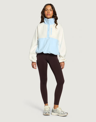 Snap Polar Fleece - Glacial Blue