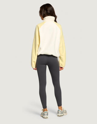 Snap Polar Fleece - Pale Vanilla