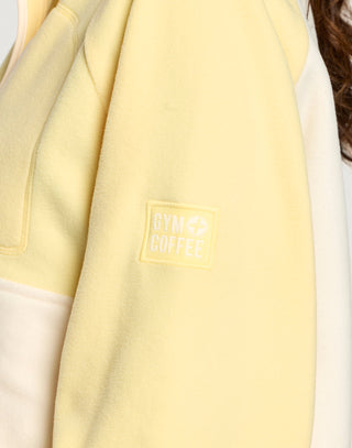 Snap Polar Fleece - Pale Vanilla