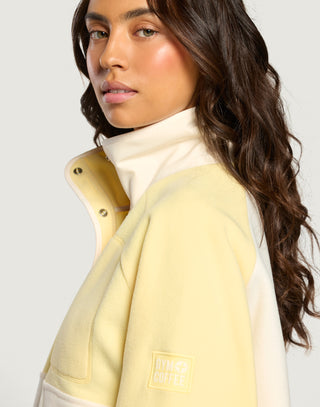 Snap Polar Fleece - Pale Vanilla