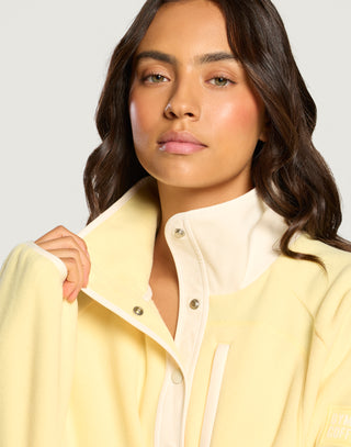Snap Polar Fleece - Pale Vanilla