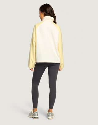 Snap Polar Fleece - Pale Vanilla