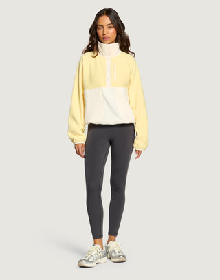 Snap Polar Fleece - Pale Vanilla