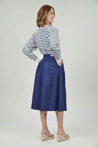 ELISA - NAVY STRIPE