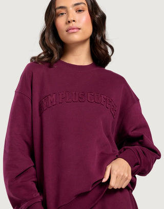 Daily Relaxed Fit Crewneck - Cherry Crush