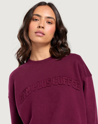 Daily Relaxed Fit Crewneck - Cherry Crush