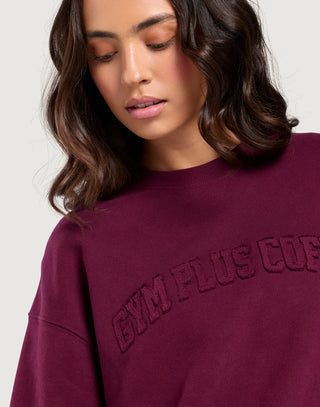 Daily Relaxed Fit Crewneck - Cherry Crush