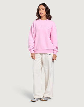 Daily Relaxed Fit Crewneck - Pink Blossom