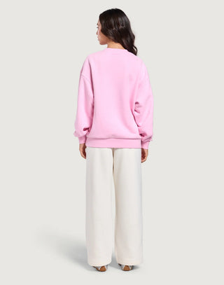 Daily Relaxed Fit Crewneck - Pink Blossom