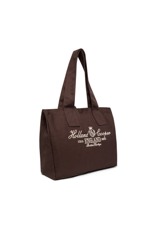 Essential Tote Bag Chocolate Ecru