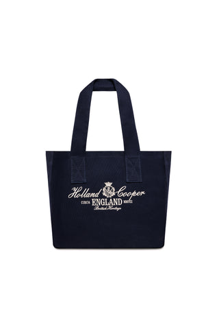 Essential Tote Bag Navy Ecru