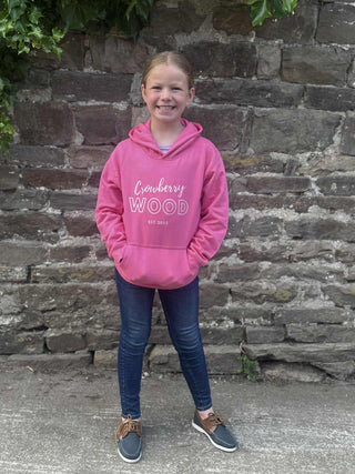 Crowberry Wood Kids Hoodie - Candyfloss Pink