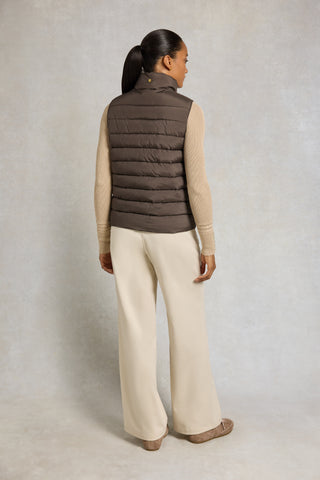 FERNCROFT PADDED GILET - OLIVE BROWN