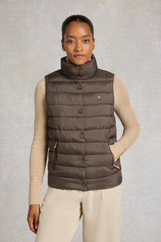 FERNCROFT PADDED GILET - OLIVE BROWN