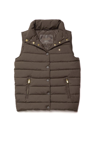 FERNCROFT PADDED GILET - OLIVE BROWN