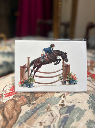 Clear Round - Greeting Card