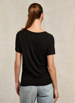 Relax Fit Crew Neck Tee Black