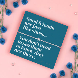 Good Friends Are Just Like Stars Bracelet