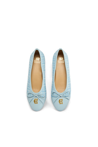 Ballet Shoe Ice Blue Boucle