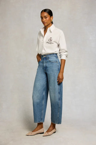 BARREL LEG JEAN - VINTAGE DENIM