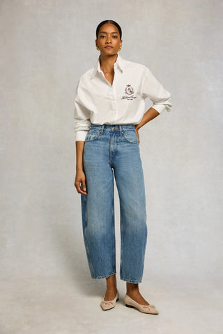 BARREL LEG JEAN - VINTAGE DENIM