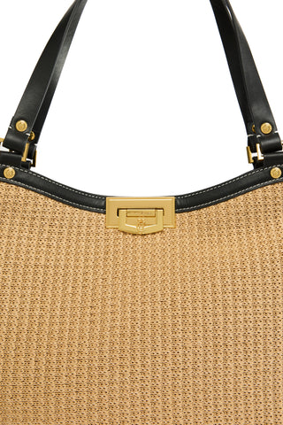 CANNES SHOPPER NATURAL BLACK