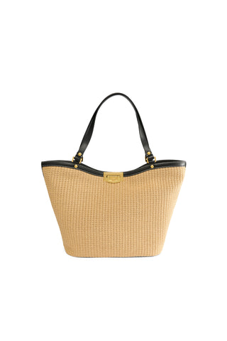 CANNES SHOPPER NATURAL BLACK