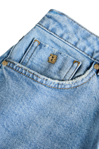 HIGH RISE SLIM JEAN IN VINTAGE DENIM