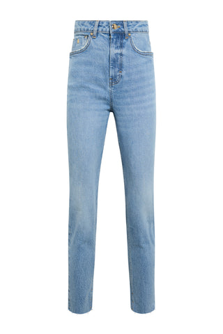 HIGH RISE SLIM JEAN IN VINTAGE DENIM