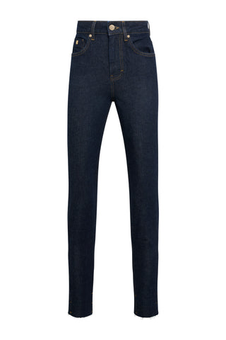 HIGH RISE SLIM JEAN IN SUPER DARK DENIM