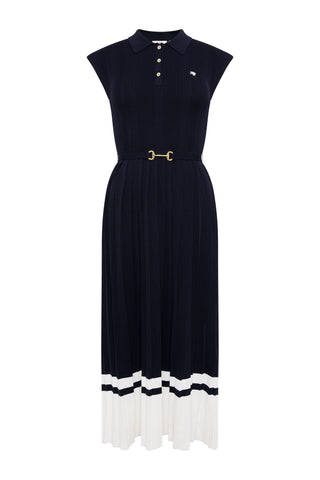 JOLIE DRESS INK NAVY NATURAL