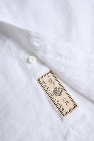 Regular Fit Linen Shirt (Men's)White