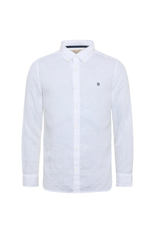 Regular Fit Linen Shirt (Men's)White