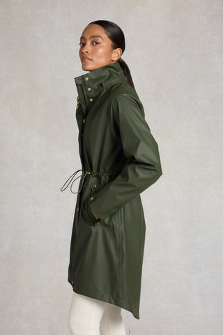 Chartwell Rain Parka in Hunter Green