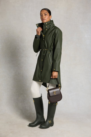 Chartwell Rain Parka in Hunter Green