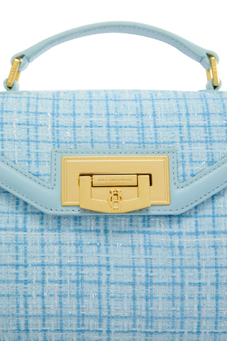 MINI CHELTENHAM BAG ICE BLUE BOUCLE