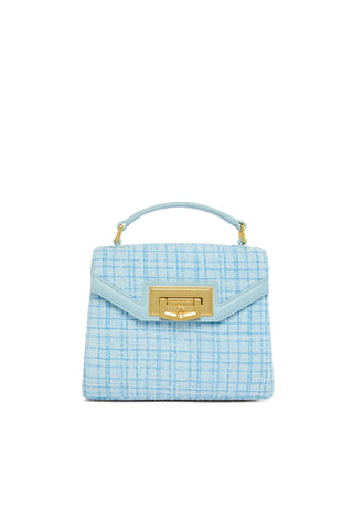MINI CHELTENHAM BAG ICE BLUE BOUCLE