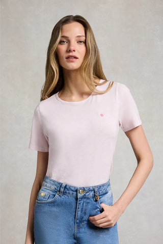 MONOGRAM TEE PALEST PINK