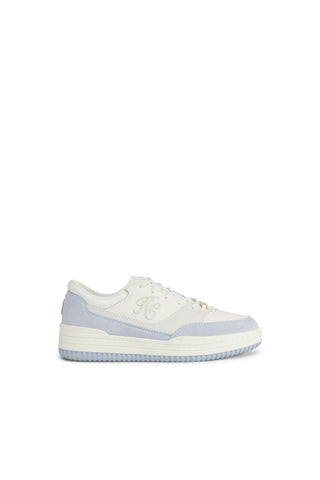 RETRO TRAINER CREAM SMOKY BLUE