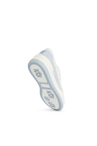 RETRO TRAINER CREAM SMOKY BLUE