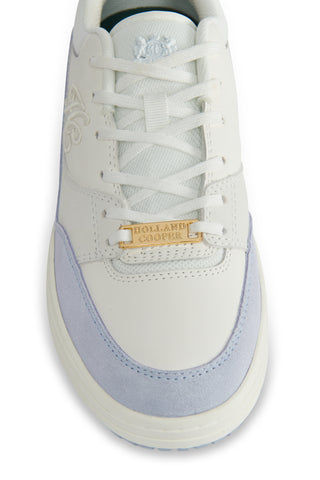 RETRO TRAINER CREAM SMOKY BLUE