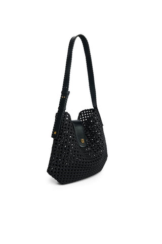 WOVEN TOTE BLACK