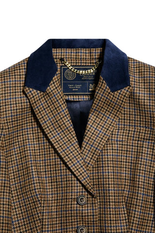HACKING JACKET - ABBOT CHECK TWEED