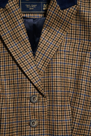 HACKING JACKET - ABBOT CHECK TWEED