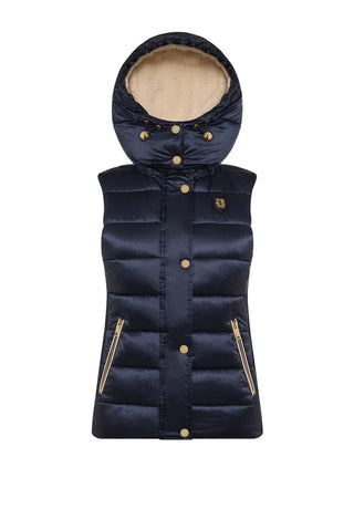 HARLOW SHERPA GILET - INK NAVY
