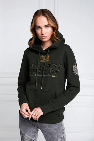 Heritage Hoodie in Racing Green