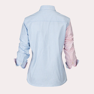 Ladies Multi Stripe Oxford Shirt